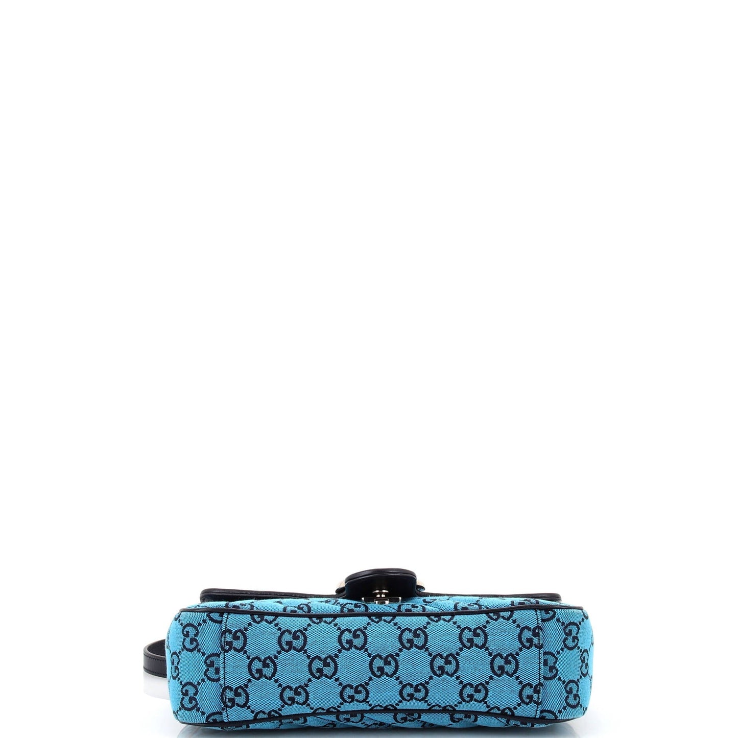 GG Marmont Flap Bag Diagonal Quilted GG Canvas Small