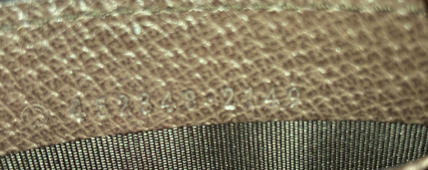 Chain Wallet Printed GG Coated Canvas