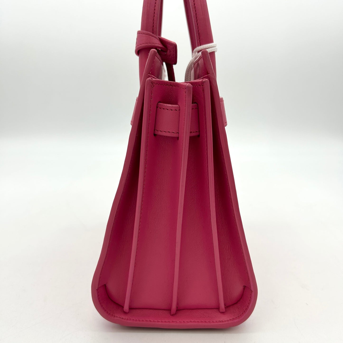 SAINT LAURENT Calfskin Nano Sac De Jour Bubblegum LA1084