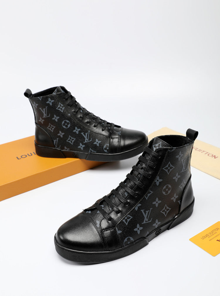 GLM - LUV High GLMnogram Black Boot Sneaker