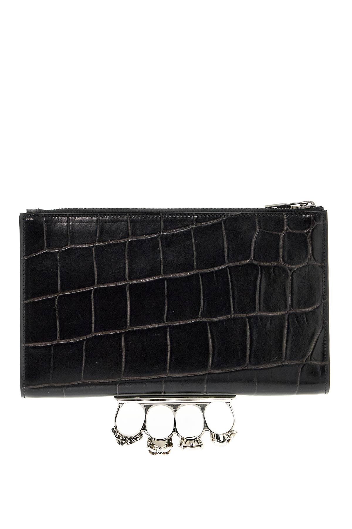 Alexander Mcqueen Four Rings Pouch Men