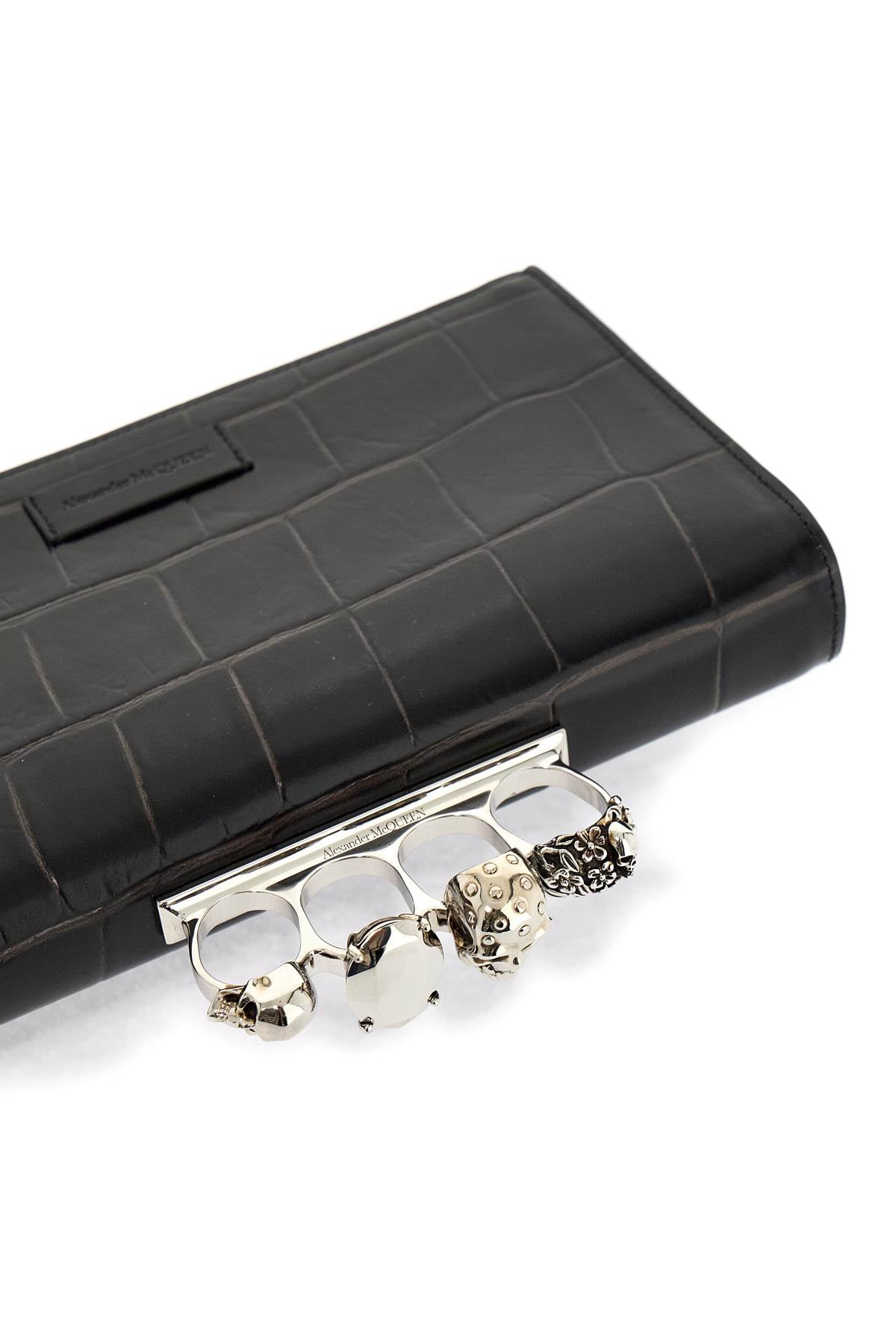 Alexander Mcqueen Four Rings Pouch Men