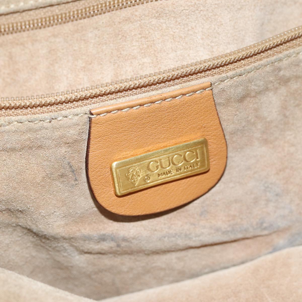GUCCI Shoulder Bag Leather Brown 001 115 1373 75314