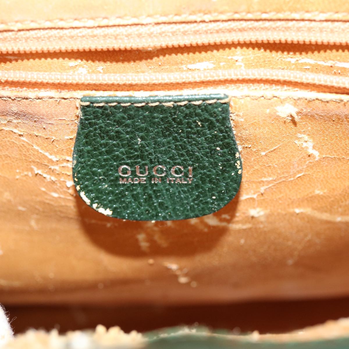 GUCCI Hand Bag Leather Green 000 2058 0307 75505