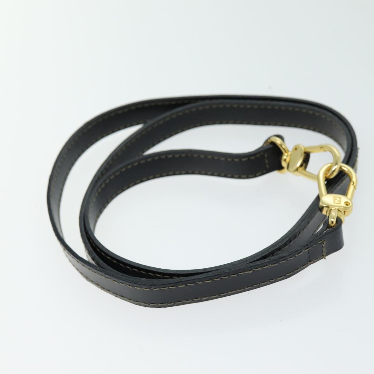 FENDI Hand Bag PVC 2way Brown 75564