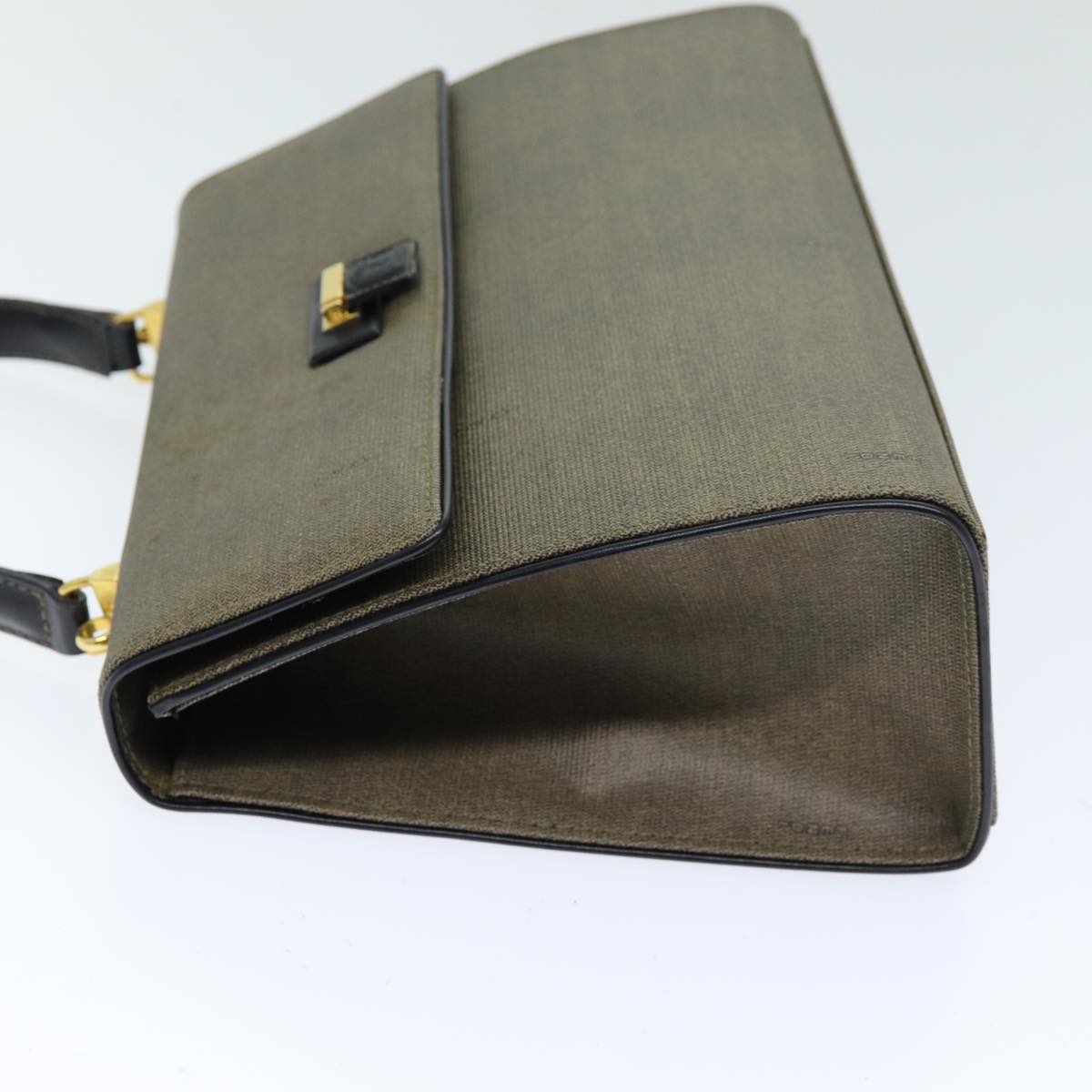FENDI Hand Bag PVC 2way Brown 75564