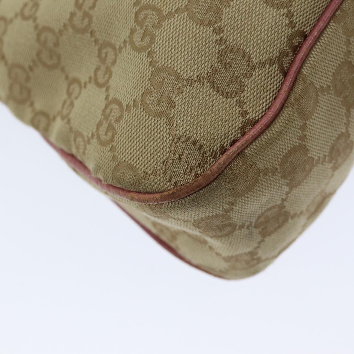 GUCCI GG Canvas Tote Bag Beige 163288 75592