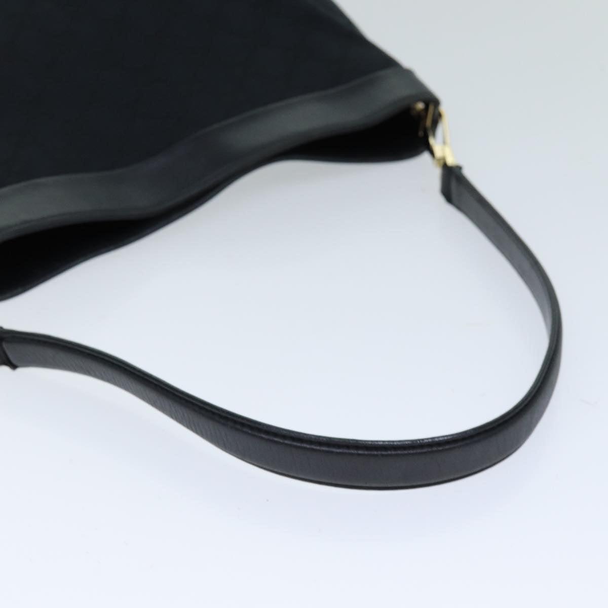 GUCCI GG Canvas Shoulder Bag Black 001 4231 75599