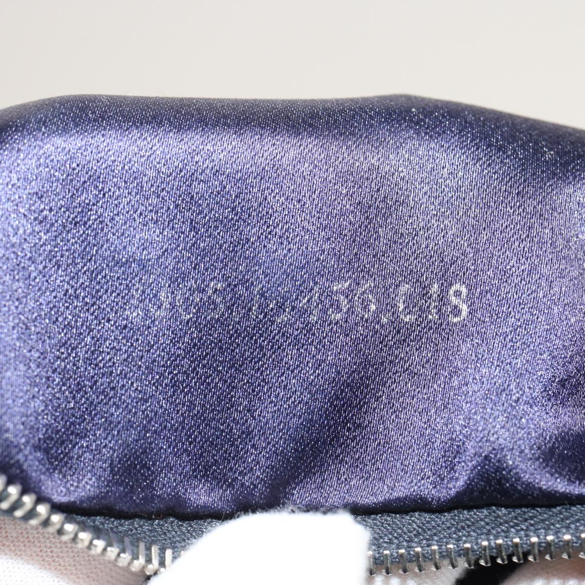 FENDI Zucchino Canvas Tote Bag Navy 75609