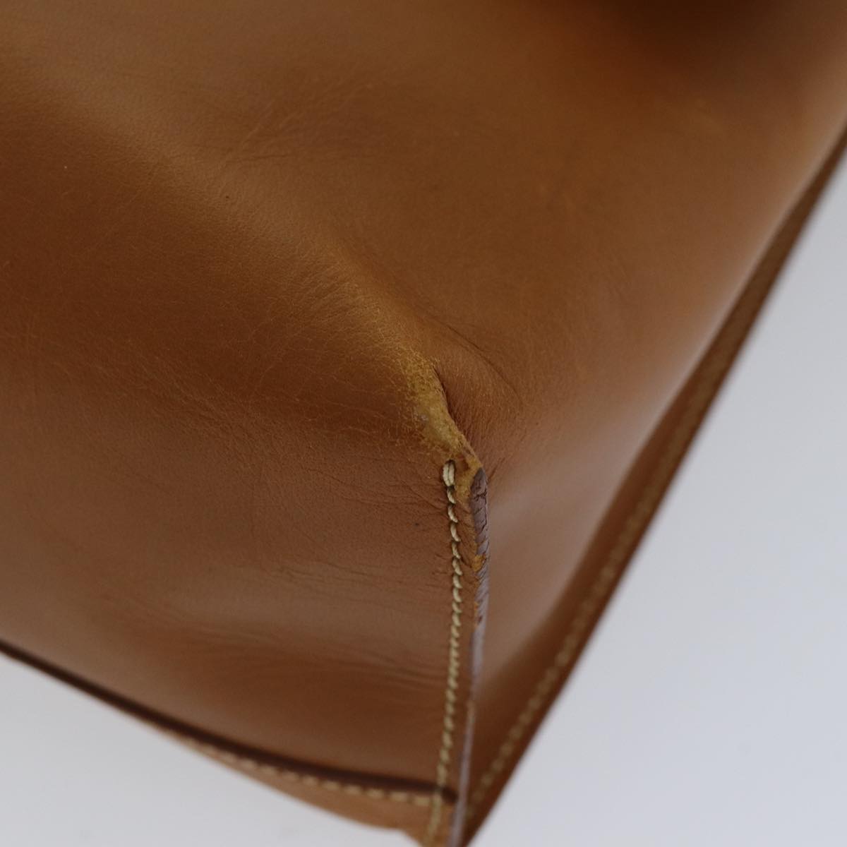 GUCCI Shoulder Bag Leather Brown 75672