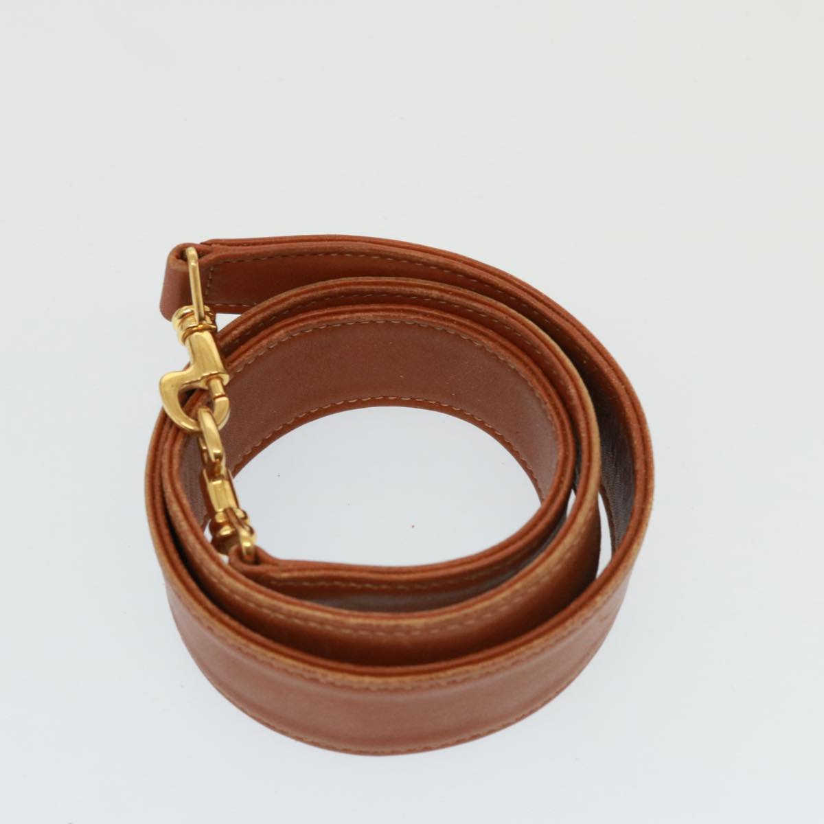 GUCCI Bamboo Shoulder Bag Leather 2way Brown 001 1014 1577 75676