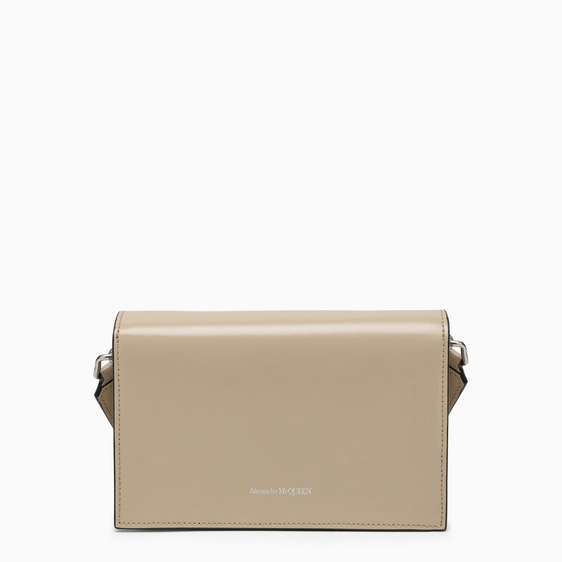 Alexander Mcqueen Small Beige Skull Bag Women