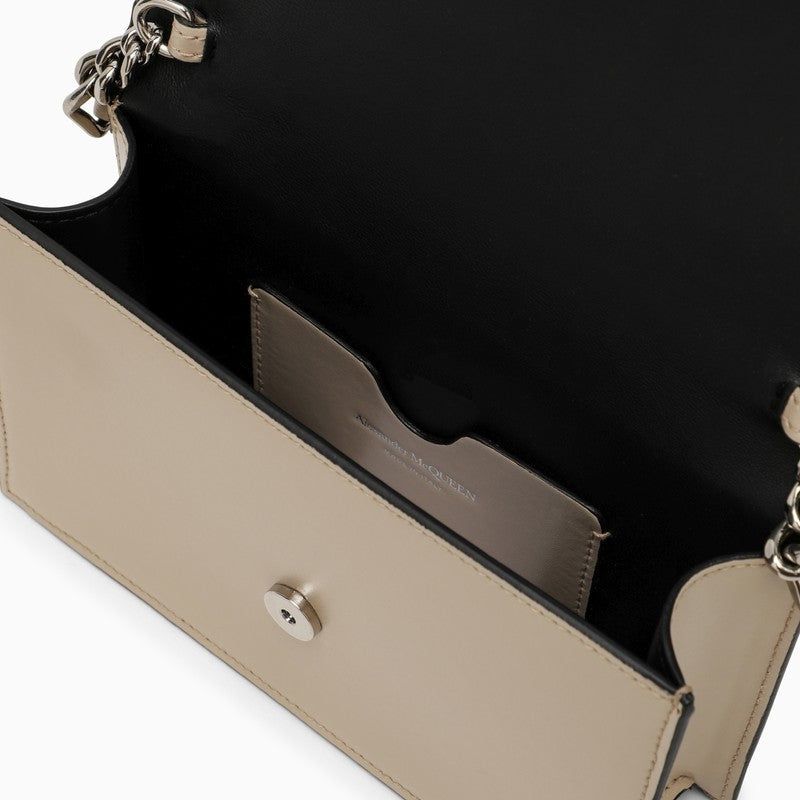 Alexander Mcqueen Small Beige Skull Bag Women