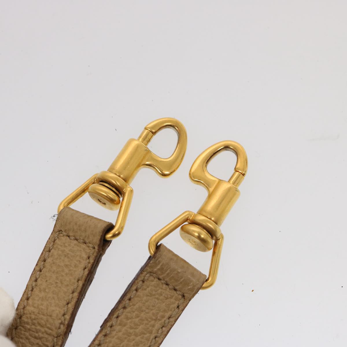 GUCCI Bamboo Hand Bag Suede 2way Beige 007 2032 0231 75795