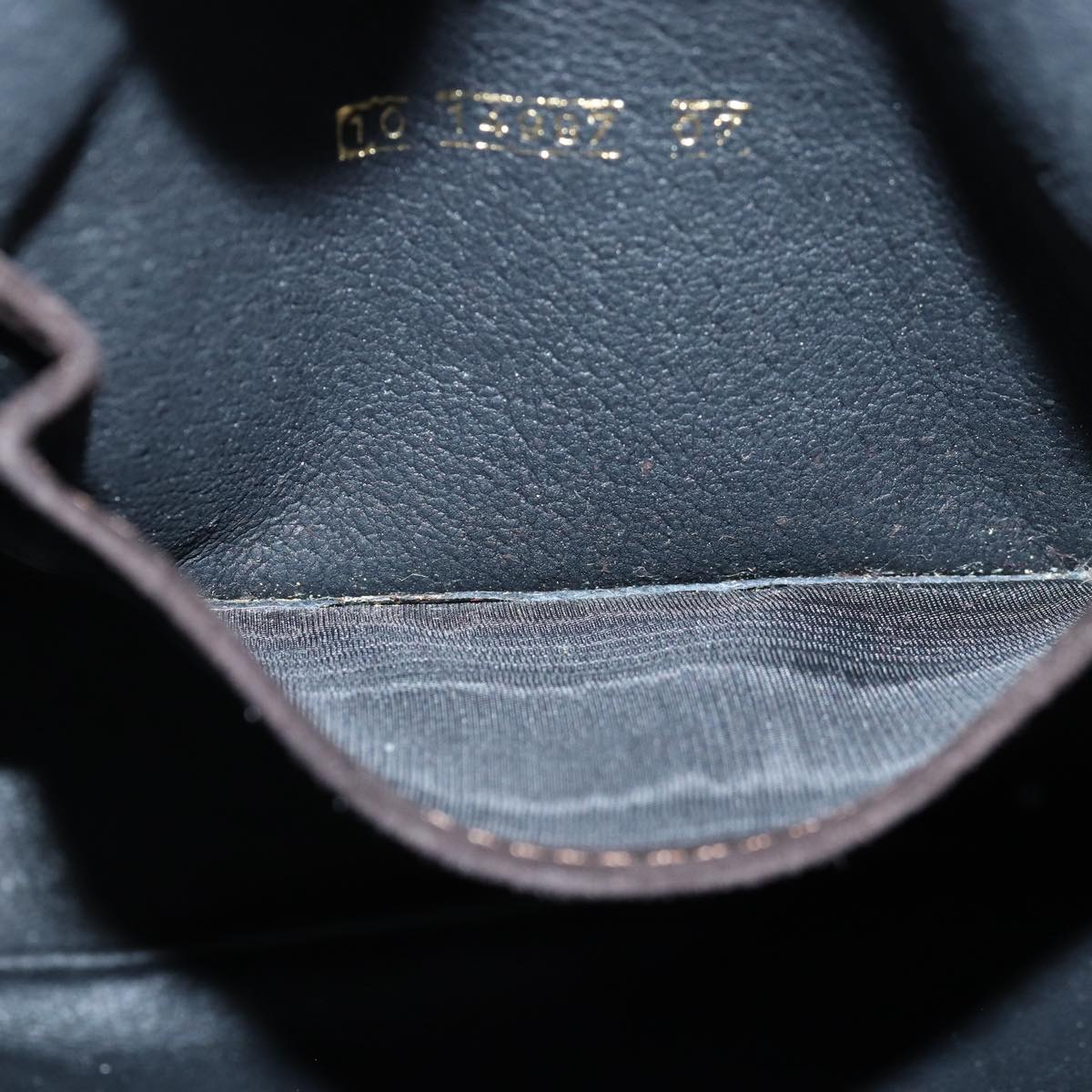 FENDI Backpack Suede Brown 75806