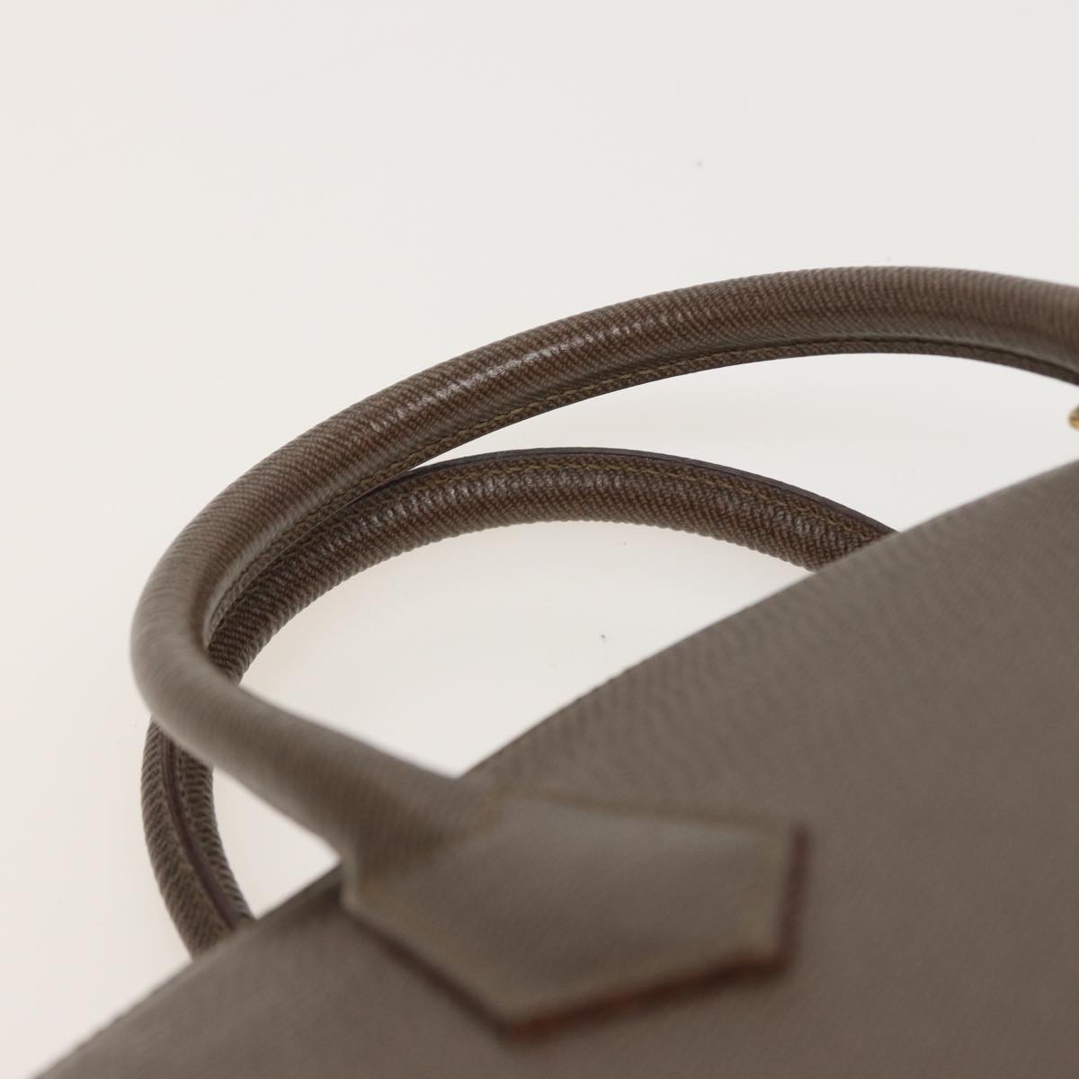 FENDI Hand Bag Leather 2way Brown 75819