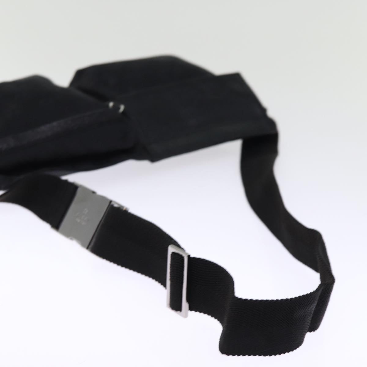 GUCCI GG Canvas Waist bag Black 75886
