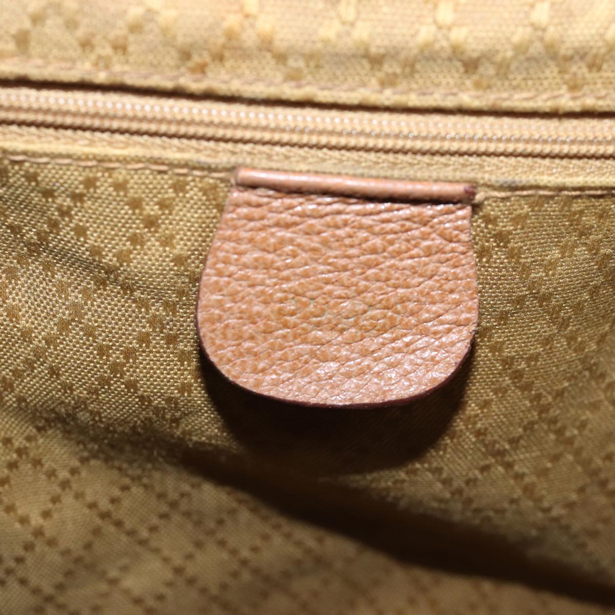 GUCCI Bamboo Backpack Suede Beige 003 2058 0016 75961