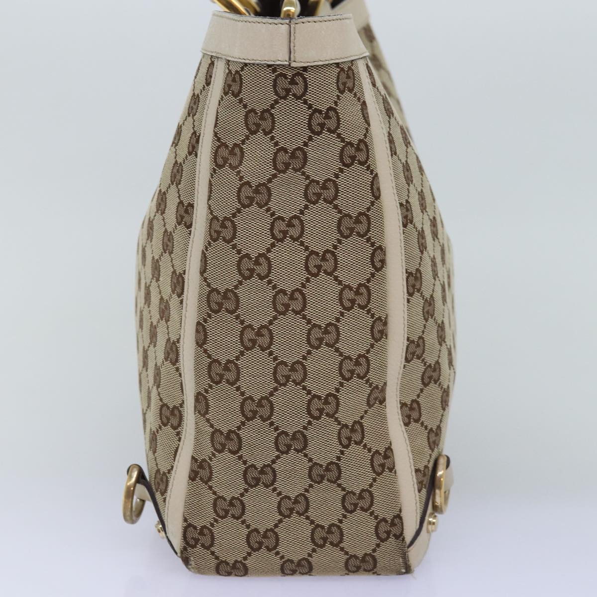 GUCCI GG Canvas Tote Bag Beige 141472 75973