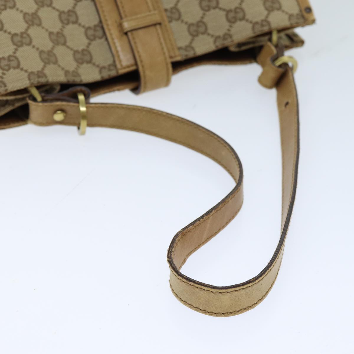 GUCCI GG Canvas Tote Bag Beige 109101 75976