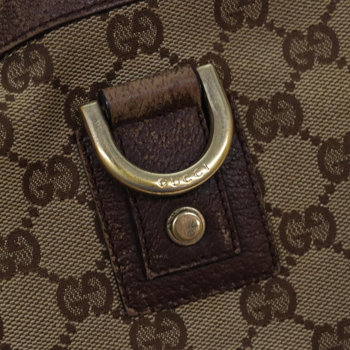 GUCCI GG Canvas Tote Bag Beige 141472 75977