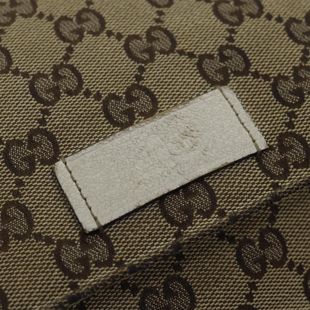 GUCCI GG Canvas Shoulder Bag Beige 146236 75978