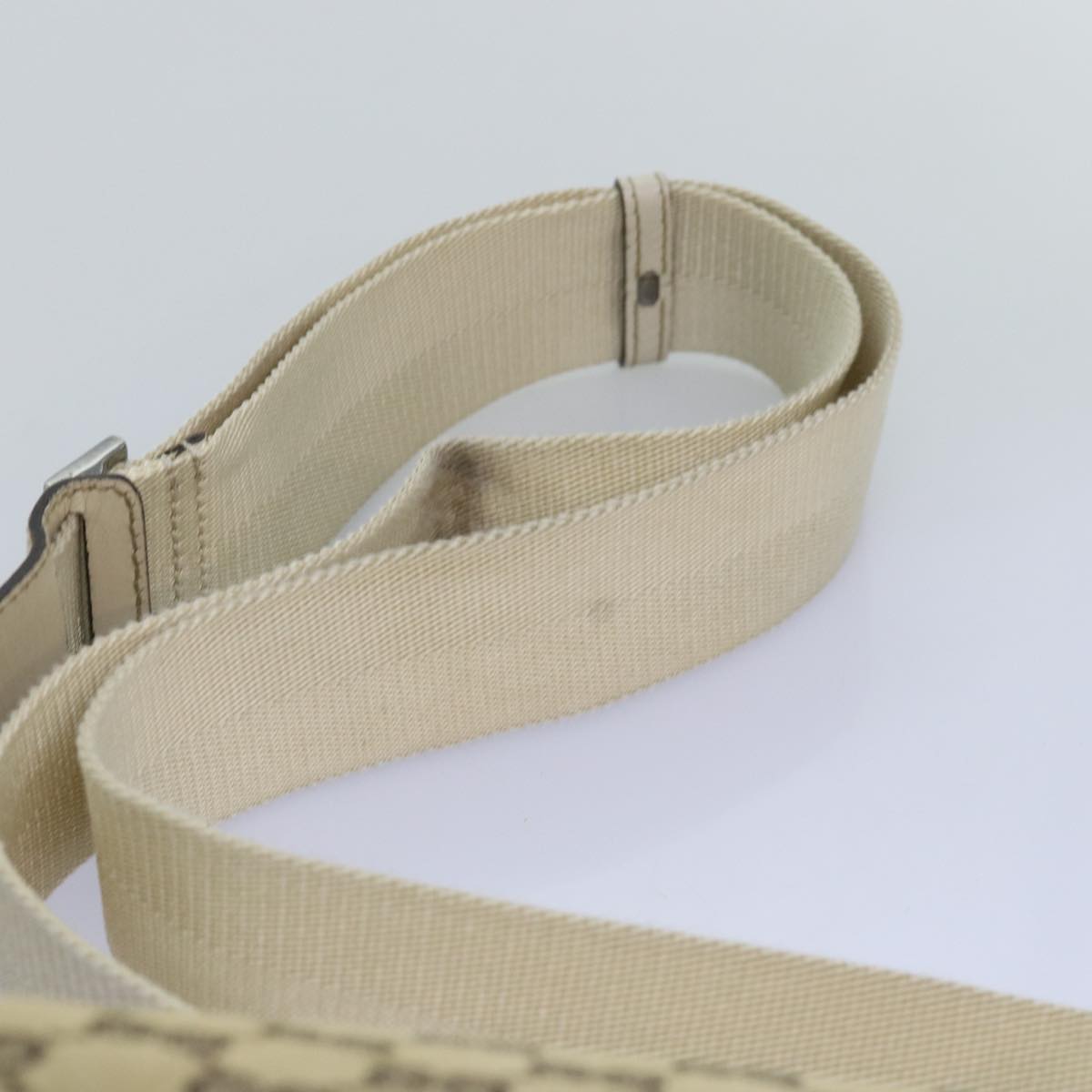 GUCCI GG Canvas Shoulder Bag Beige 146236 75978