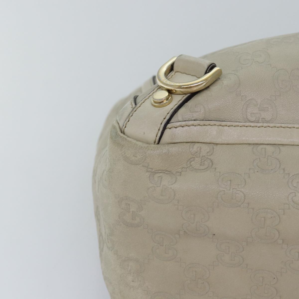 GUCCI GG Canvas Guccissima Tote Bag Beige 141472 75985
