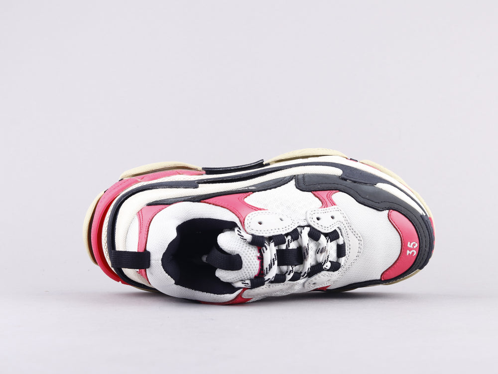 GLM - Bla Triple S Black And White Powder Sneaker