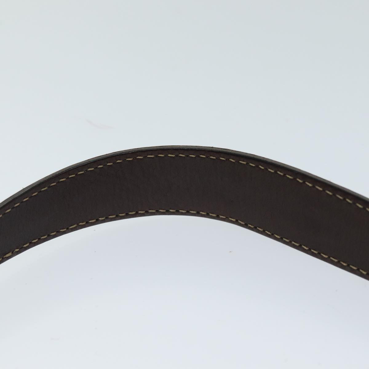 FENDI Zucca Canvas Hand Bag Black Brown 76007