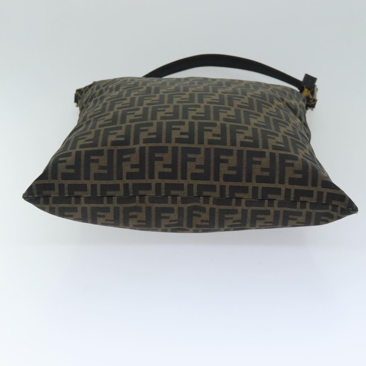 FENDI Zucca Canvas Tote Bag Black Brown 76010