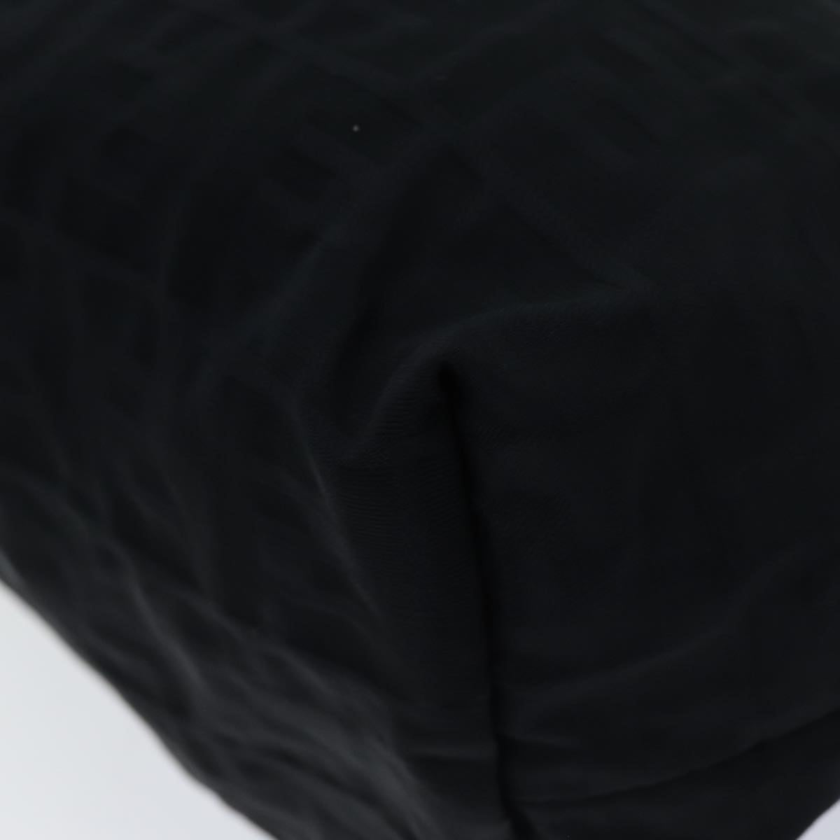 FENDI Zucca Canvas Tote Bag Black 76012