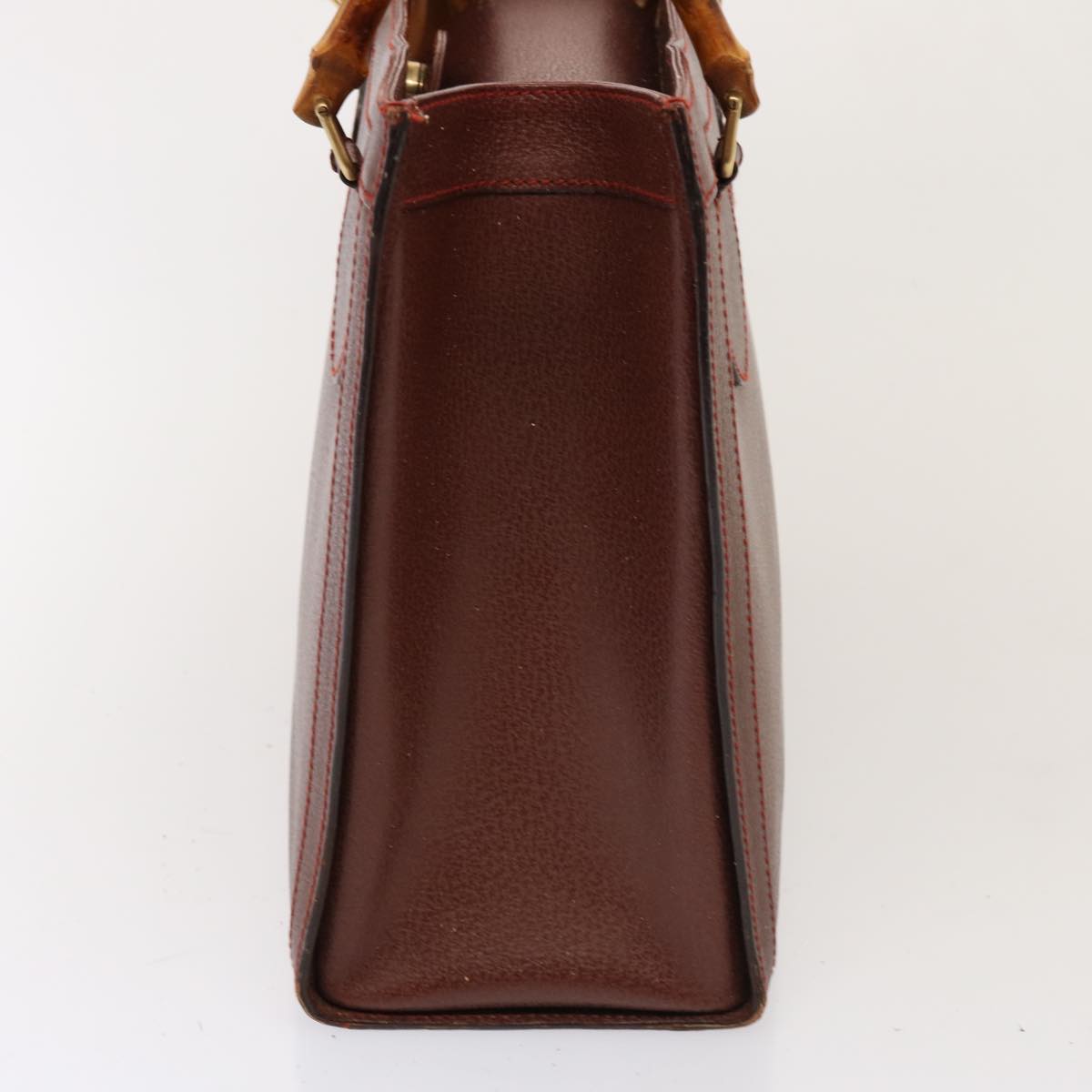GUCCI Bamboo Tote Bag Leather Brown 002 2853 0260 0 76120