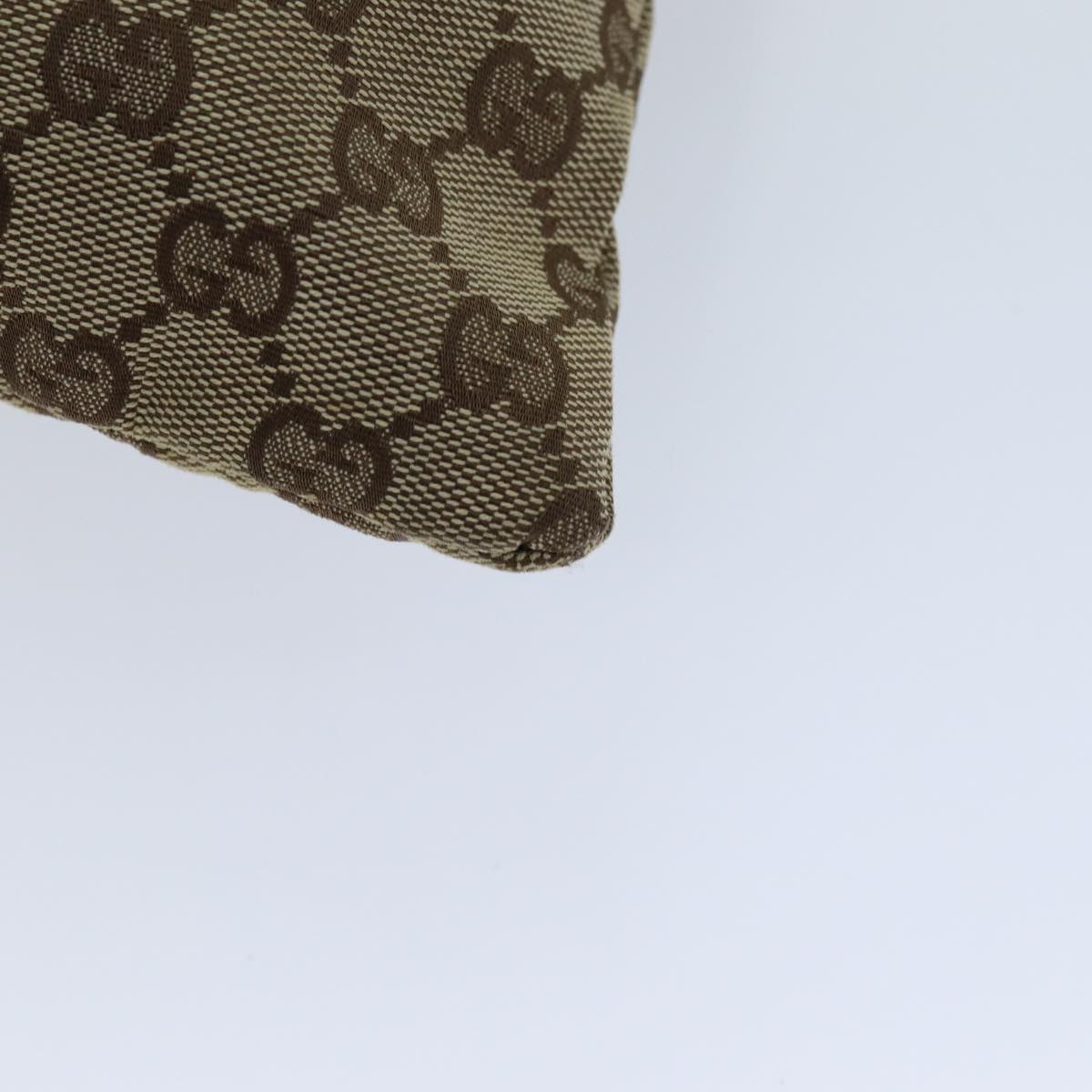 GUCCI GG Canvas Drawstring Pouch Beige 014 1136 3754 76205