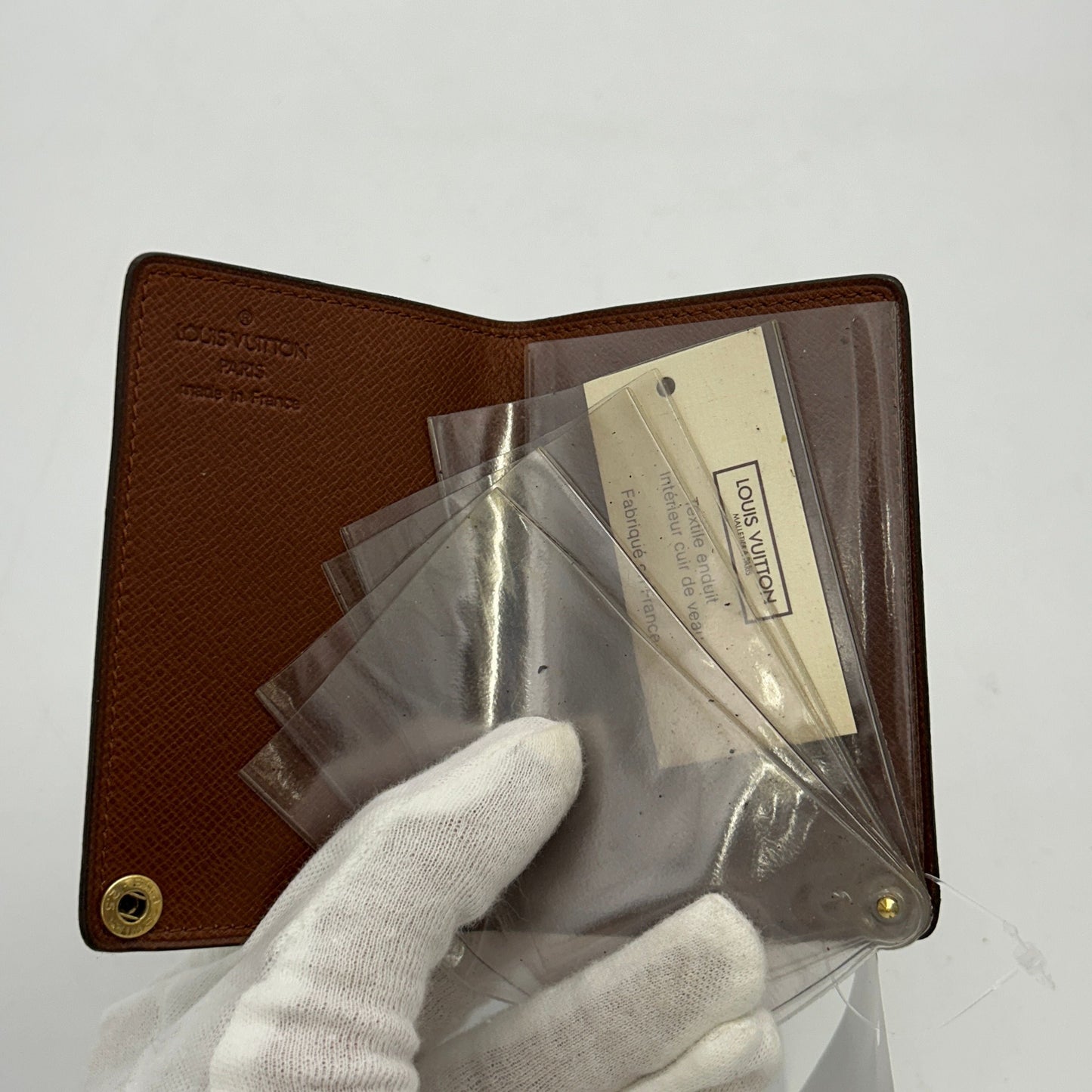 Louis Vuitton Porte Cartes Credit Pression Card Case set7705ew