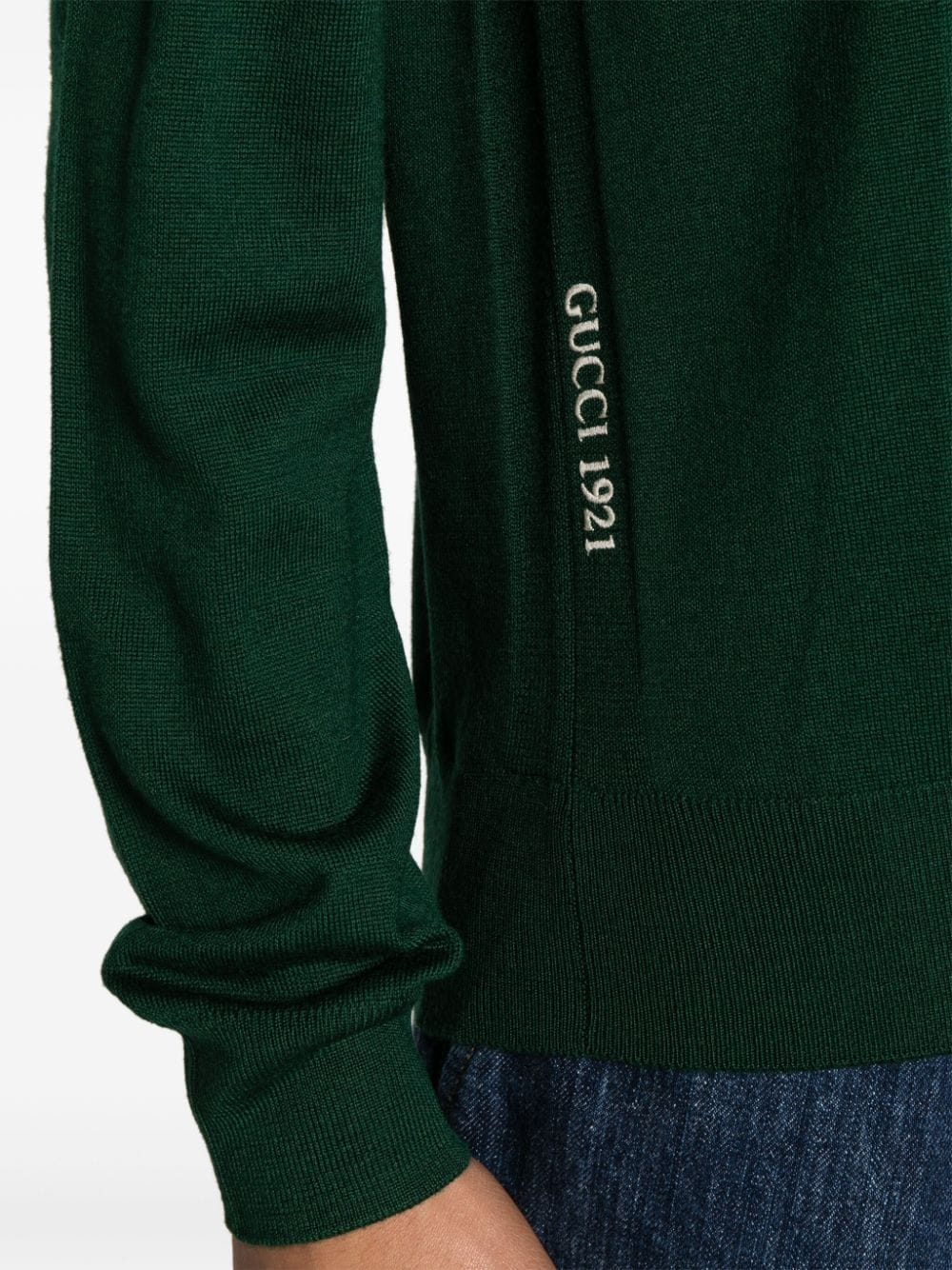 GUCCI Embroidered Logo Pullover for Men - SS24