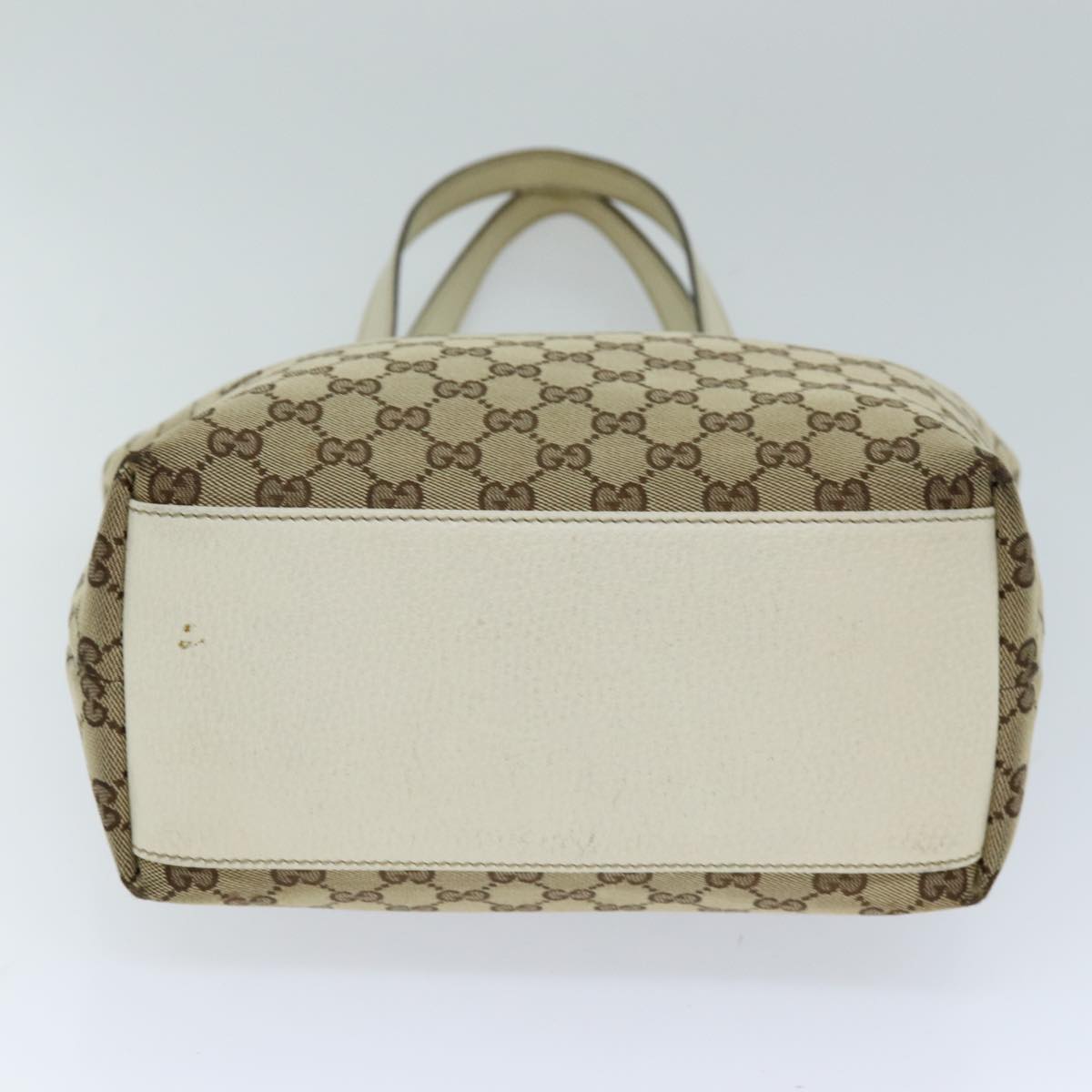 GUCCI GG Canvas Tote Bag Beige 153009 76417
