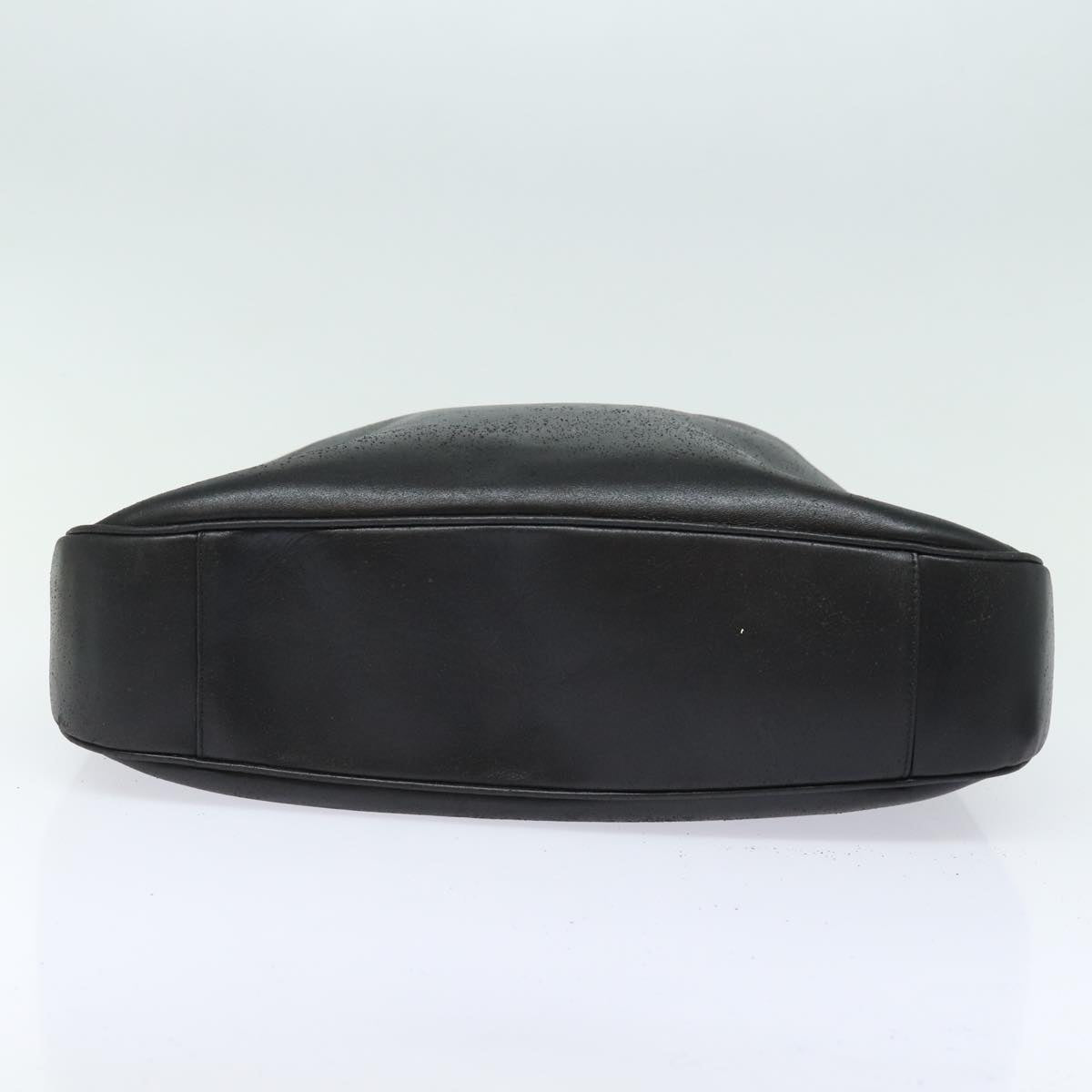 GUCCI Bamboo Hand Bag Leather Black 001 0166 1577 76719