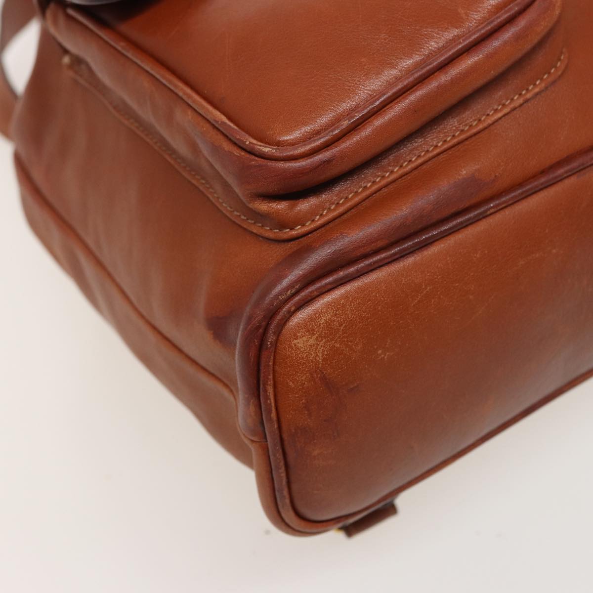 GUCCI Bamboo Backpack Leather Brown 003 2058 0016 76808