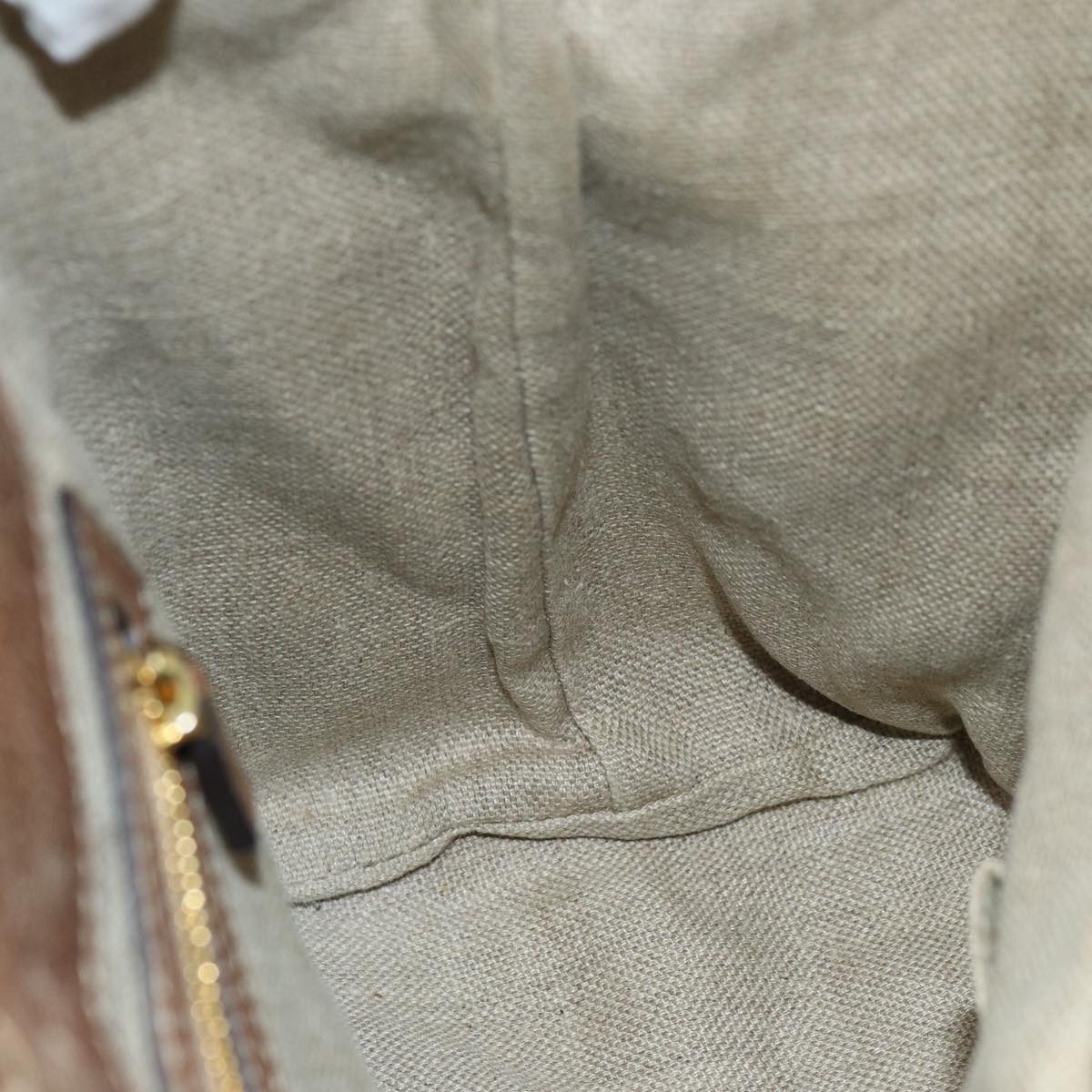 GUCCI GG Canvas Tote Bag Beige 218780 76843