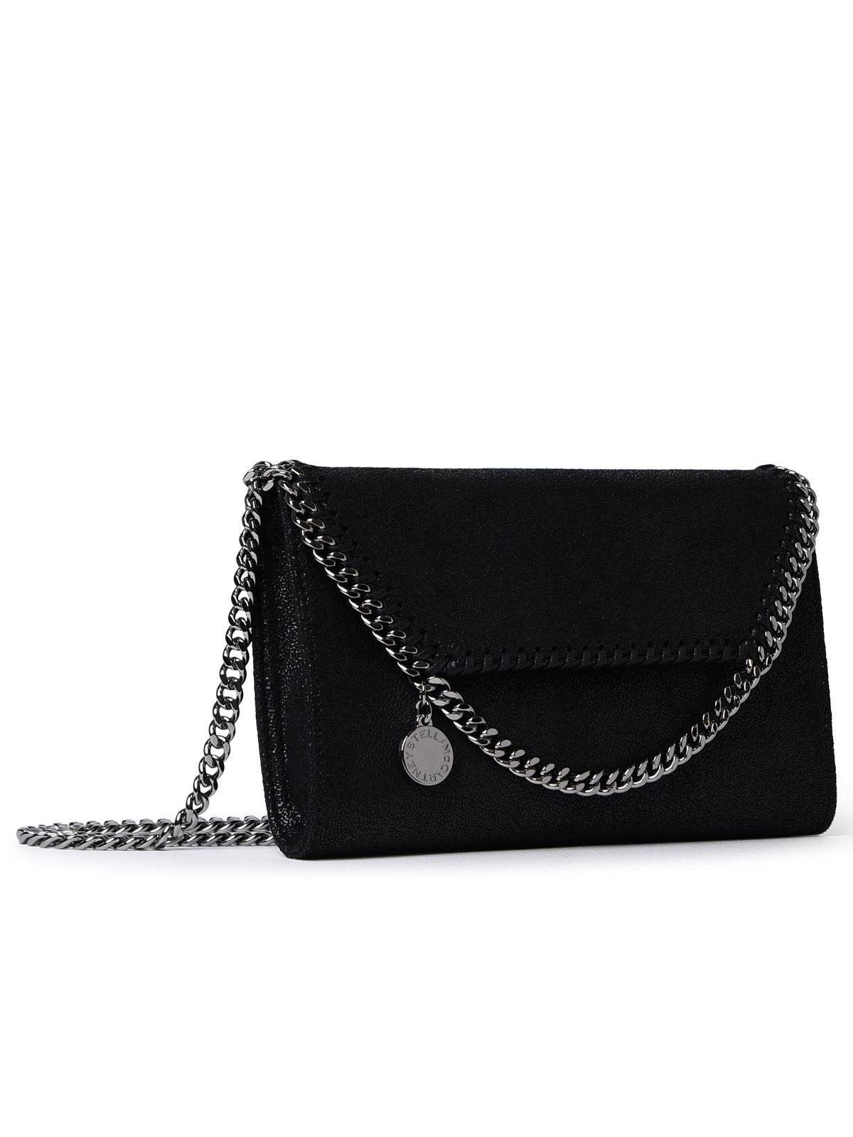 Stella Mccartney Black Polyester Small Falabella Bag Woman