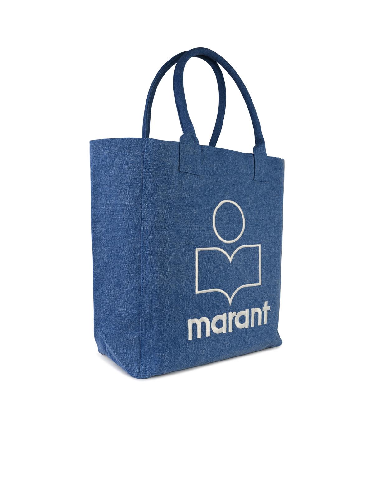 Isabel Marant 'Venky' Blue Cotton Shopping Bag Woman