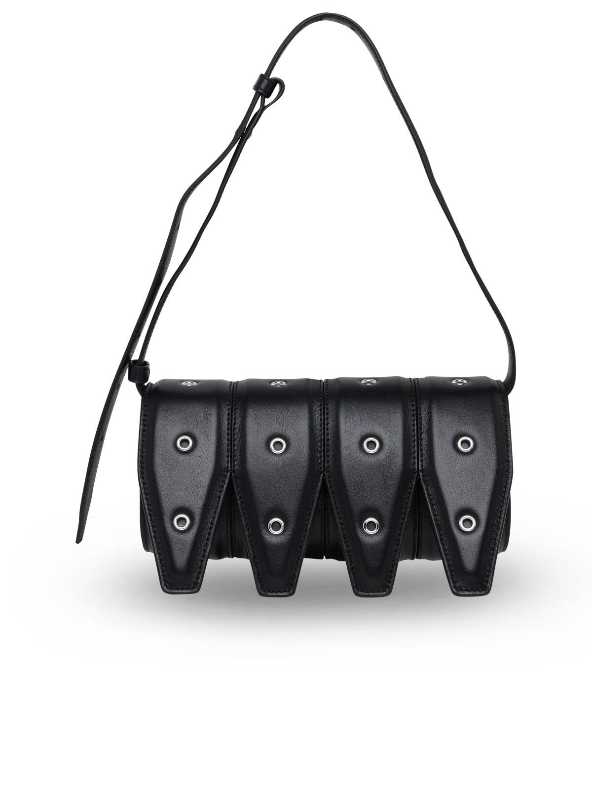 Yuzefi Four Bag In Black Leather Woman