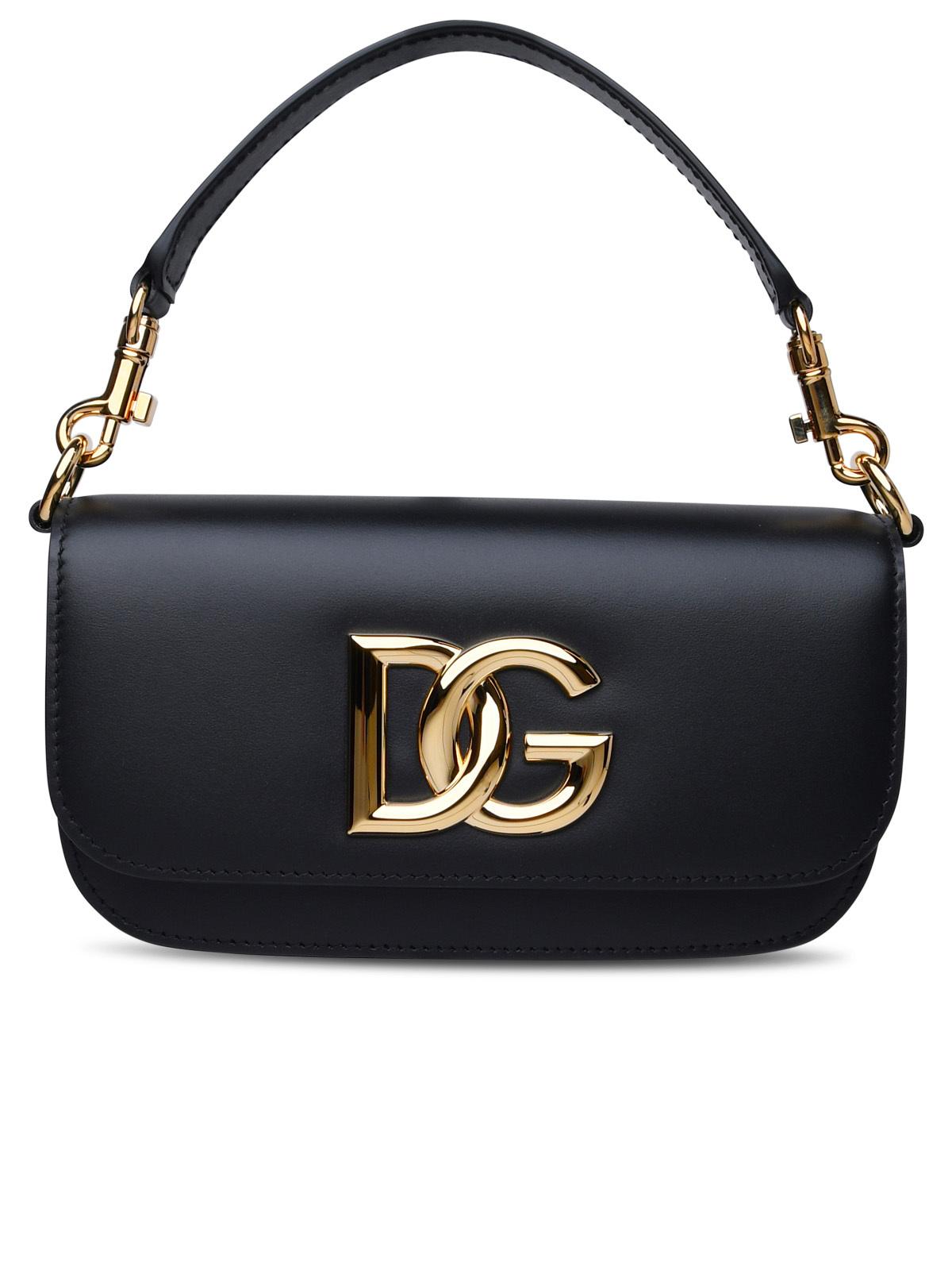 Dolce & Gabbana Black Leather Bag Woman