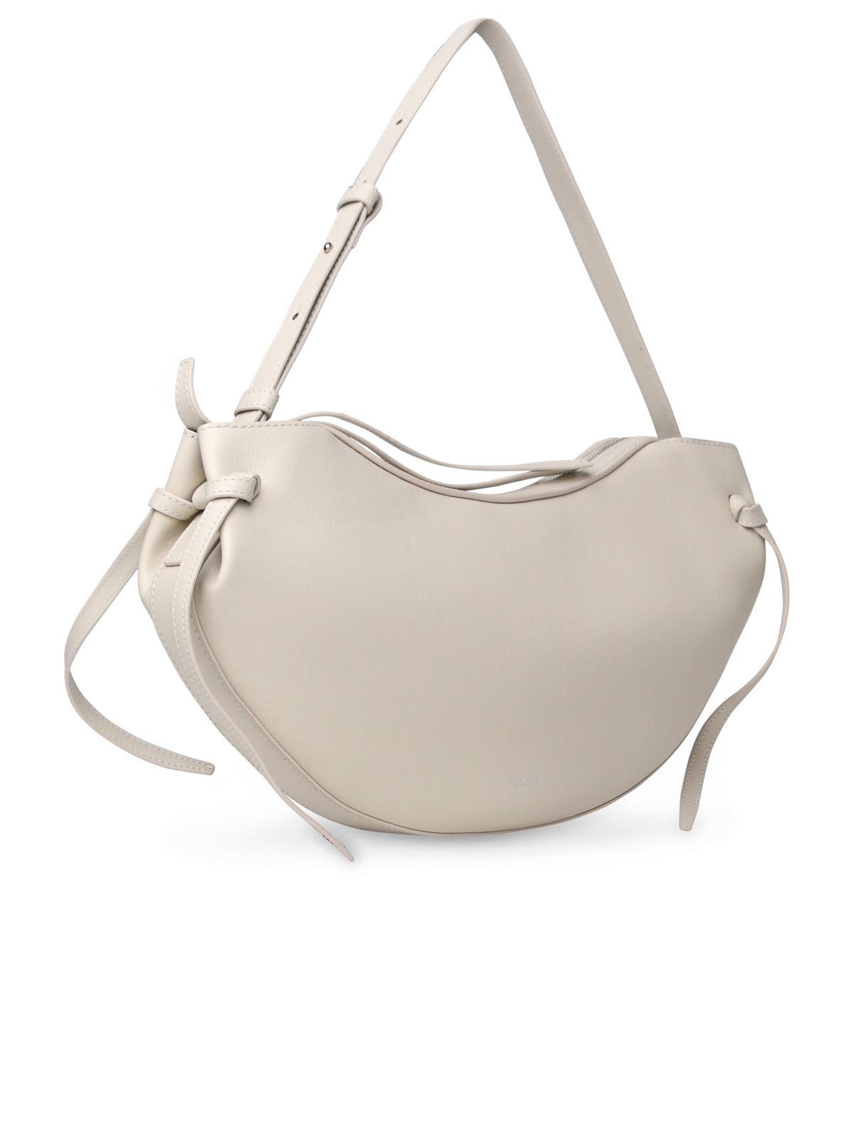 Yuzefi White Leather Bag Woman