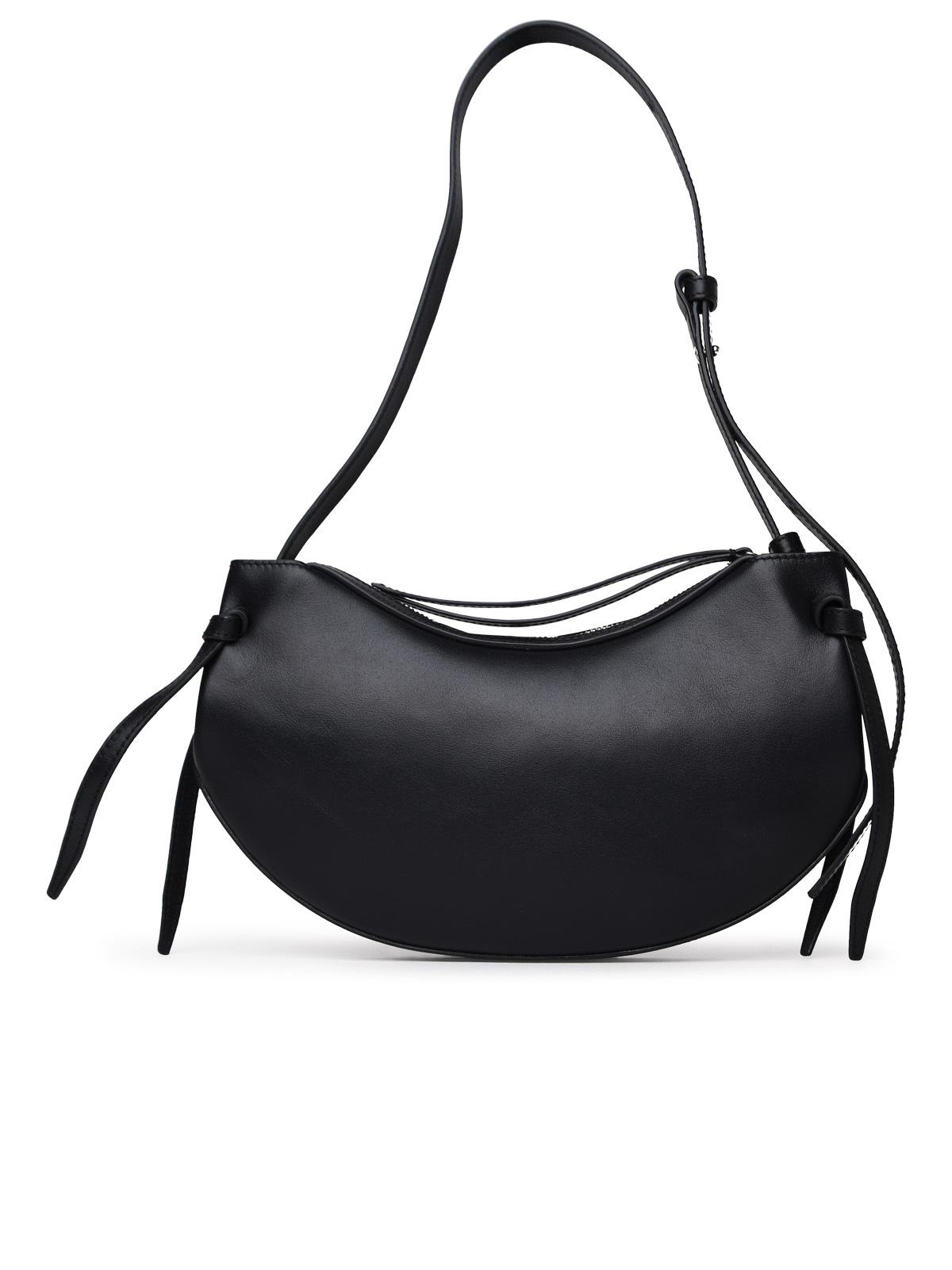 Yuzefi 'Fortune Cookie' Black Leather Bag Woman