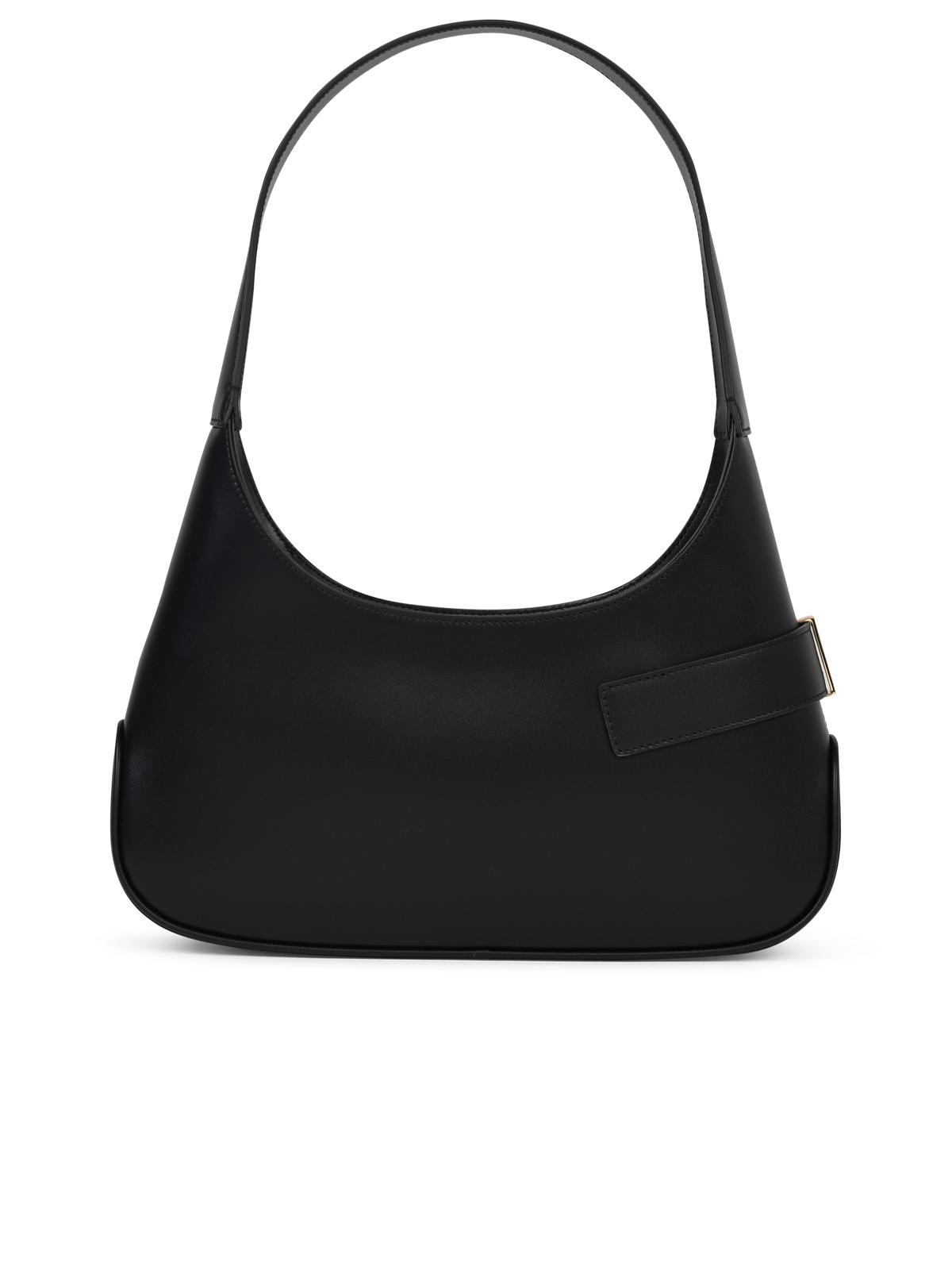 Salvatore Ferragamo 'Hobo' Black Smooth Calf Leather Bag Woman