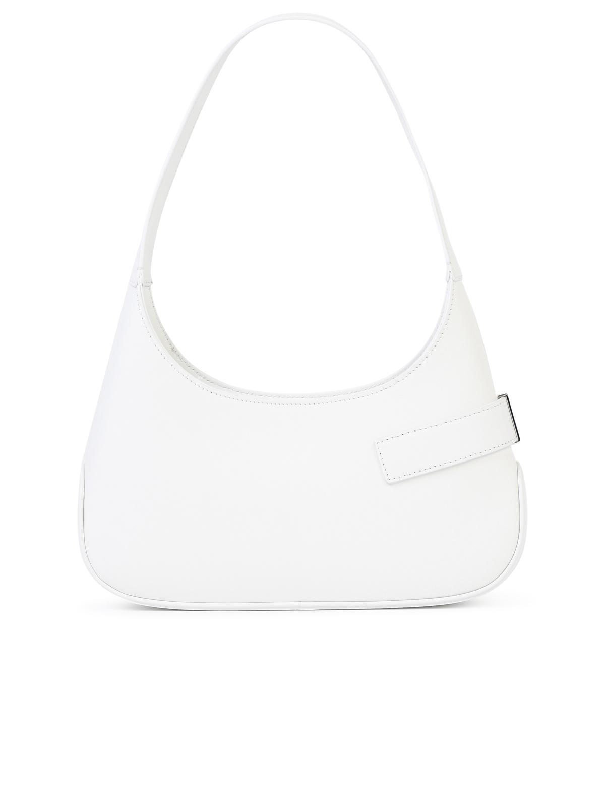 Salvatore Ferragamo 'Hobo' White Smooth Calf Leather Bag Woman