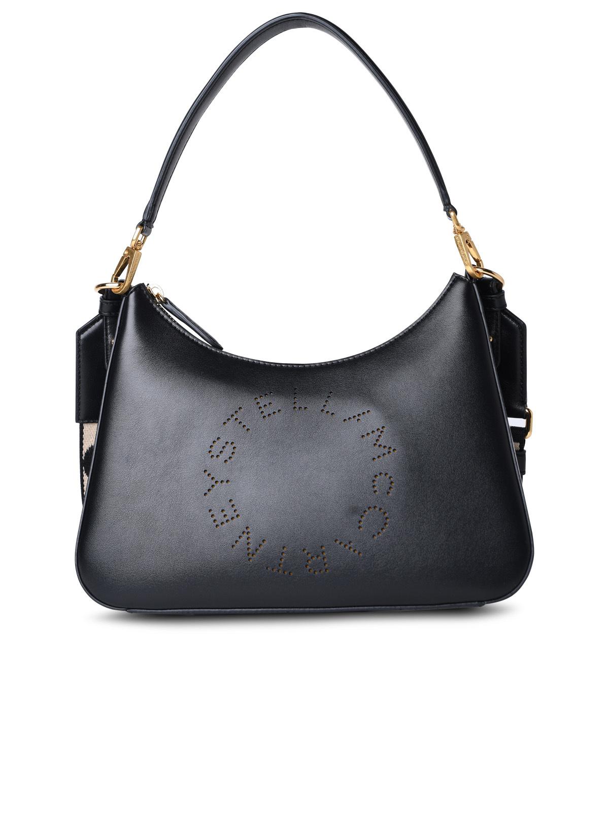 Stella Mccartney Black Leather Bag Woman