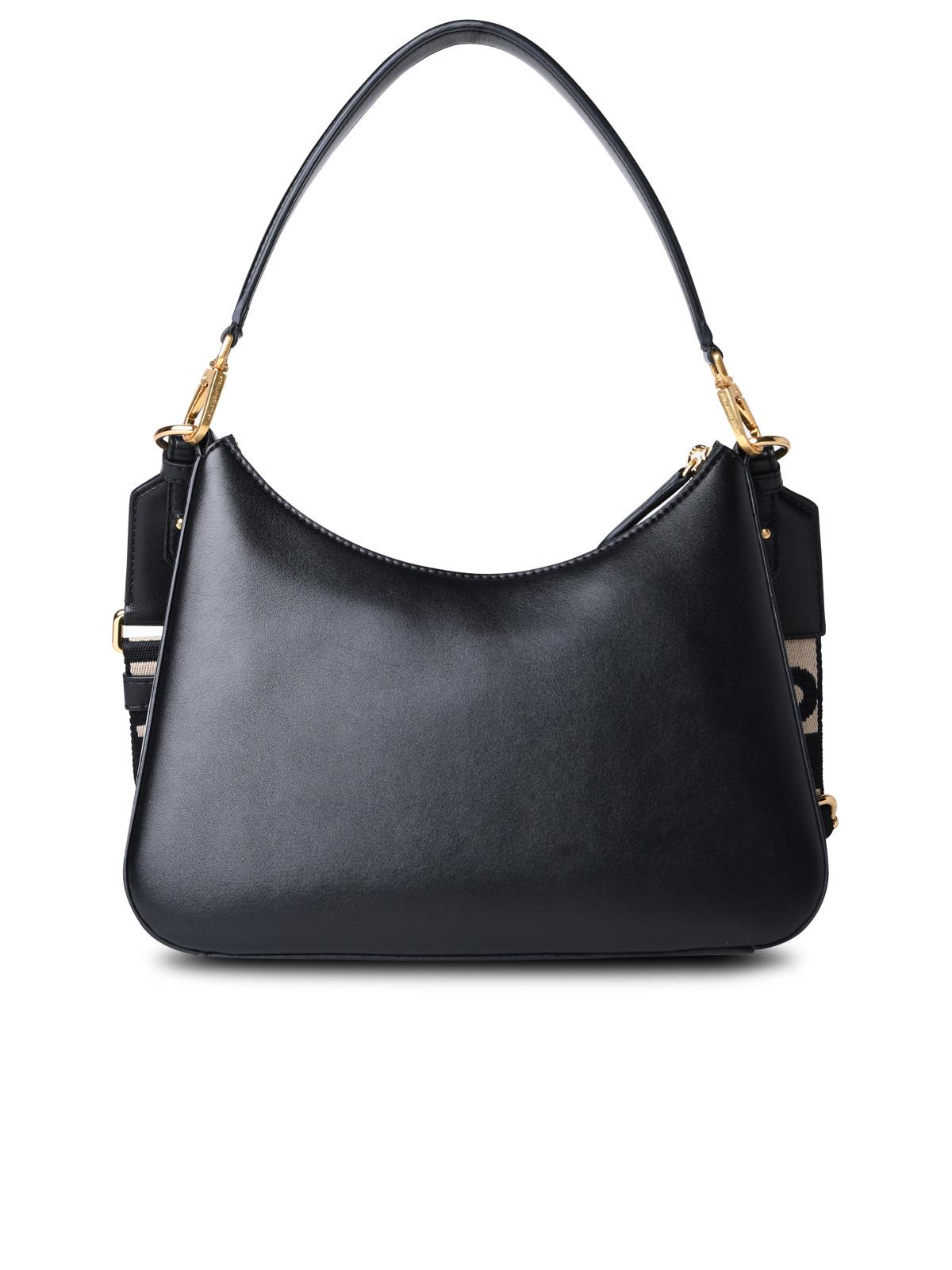Stella Mccartney Black Leather Bag Woman